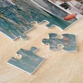 ポルトフィノのボート,イタリア – 11 x 14インチ ジグソーパズル (側面)