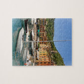 ポルトフィノのボート，イタリア – 8x10インチ ジグソーパズル (横)