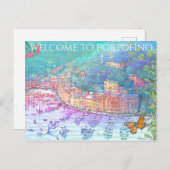 ポルトフィノへようこそ ポストカード (正面/裏面)