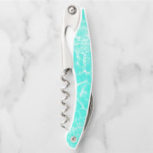 ポルトフィノアクアグリーンビーチパーティーコルクスクリュ ソムリエナイフ (正面)