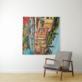 ポルトフィノイタリアシーン地中海のヨーロッパ タペストリー (インサイチュ(横))