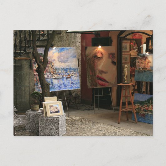 ポルトフィノイタリアストアフロント ポストカード (正面)