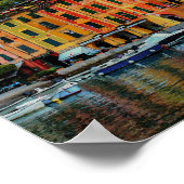 ポルトフィノイタリアLiguria Rivieraヨーロッパ旅行 ポスター (角)