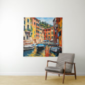 ポルトフィノイタリカラフルアモダンアートボーツ タペストリー (インサイチュ)