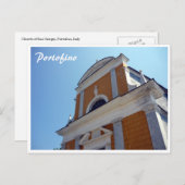 ポルトフィノジョルジョ教会 ポストカード (正面/裏面)