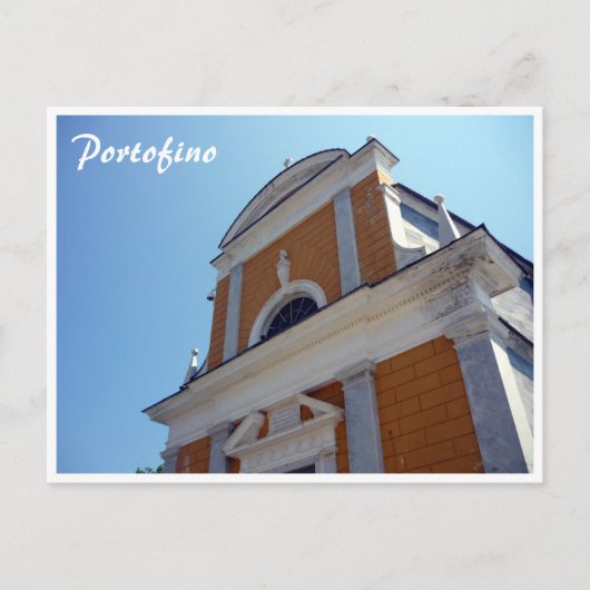 ポルトフィノジョルジョ教会 ポストカード (正面)