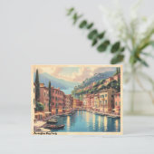 ポルトフィノベイイタリアヴィンテージトラベル ポストカード (スタンド正面)