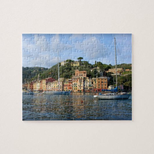 ポルトフィノ,イタリア – 8 x 10インチ ジグソーパズル (横)