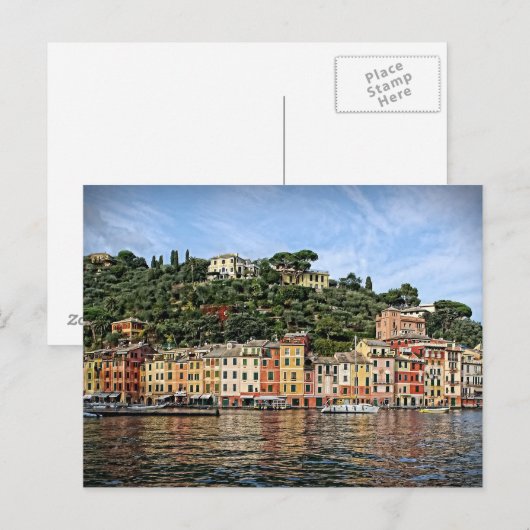 ポルトフィノ， Italia – はがき (正面/裏面)
