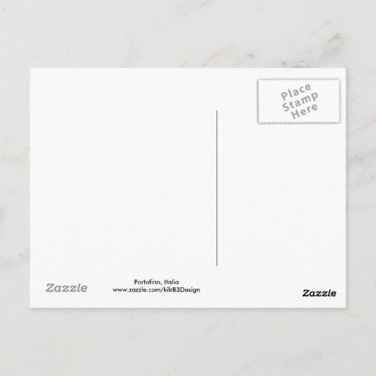 ポルトフィノ, Italia – はがき (裏面)