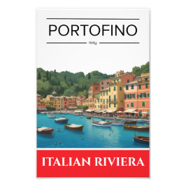 ポルトフィーノイタリアンリヴィエラリグーリアポスター フォトプリント