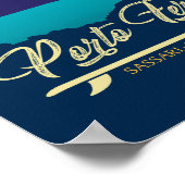 ポルトフェロ – ヴィンテージトラベル – イタリア ポスター (角)