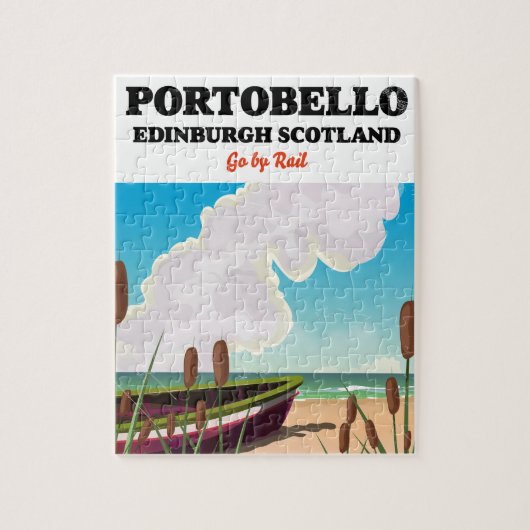 ポルトベロビーチエディンバラ ジグソーパズル (縦)