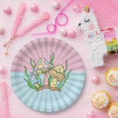 ポルトベロマッシュルームキュートパステル ペーパープレート (パーティー)