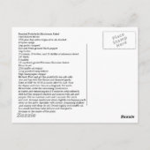 ポルトベロ菌のローストサラダ ポストカード (裏面)