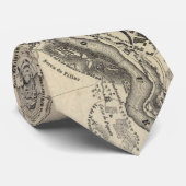 ポルトポルトガルのヴィンテージの地図(1835年) ネクタイ (ロール)