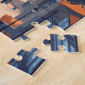 ポルトポルトガルトラベルアートヴィンテージ ジグソーパズル (側面)