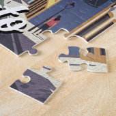 ポルトポルトガルトラベル抽象芸術 ジグソーパズル (側面)