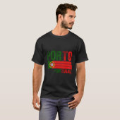 ポルトポルトガル国旗ポルトガル Tシャツ (正面フル)