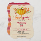 ポルトラック感謝祭のフレンドシップ招待状 (正面/裏面)