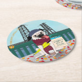 ポルトランディアPug：無政府主義の管轄権紙海岸 ラウンドペーパーコースター (アングル)