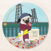 ポルトランディアPug：無政府主義の管轄権紙海岸 ラウンドペーパーコースター (正面)