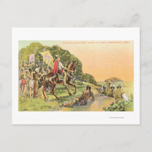 ポルトラ隊長の初めての眺め ポストカード (正面)