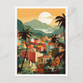 ポルトープリンスハイティトラベルプレイスイラストレーション ポストカード (正面)