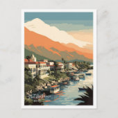 ポルトープリンスハイティトラベルプレイスイラストレーション ポストカード (正面)