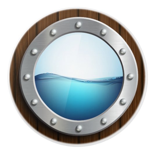 ポルトー航海のル引出しノブ セラミックノブ (正面)