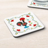 ポルト伝統的ガルの雄鶏 コースター (左側)