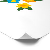 ポルト伝統的ガルの雄鶏 ポスター (角)