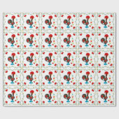 ポルト伝統的ガルの雄鶏 ラッピングペーパー (フラット)