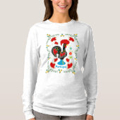 ポルト伝統的ガルの雄鶏 Tシャツ (正面)