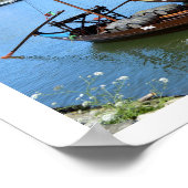 ポルト川の2隻のボート ポスター (角)