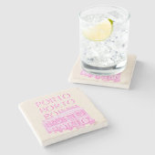 ポルト旅行アート,ポルトガル旅行アート,ピンク ストーンコースター (横)