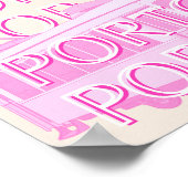 ポルト旅行アート,ポルトガル旅行アート,ピンク ポスター (角)