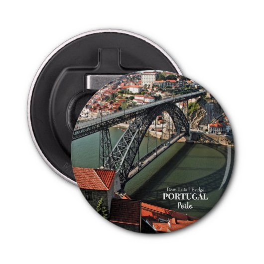 ポルト橋のドーロ川,ポルトガル 栓抜き (正面)