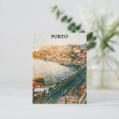 ポルト素晴らしガルオイルペインティング ポストカード (スタンド正面)