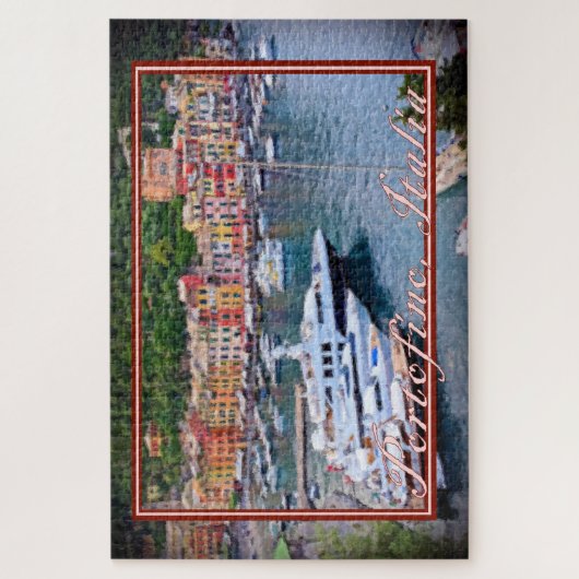 ポルト絵画フィノ・イタリアのヨットの数 – 20x30 ジグソーパズル (縦)