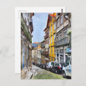 ポルト通りポルトガル ポストカード (正面/裏面)