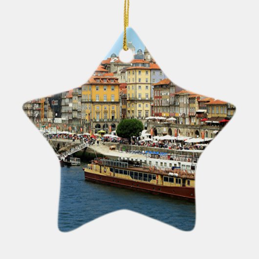 ポルト、ポルトガル セラミックオーナメント (正面)