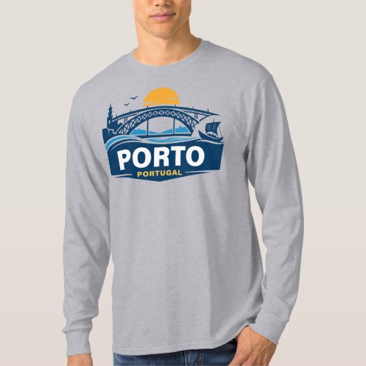 ポルト ポルトガル ヨーロッパ Tシャツ (正面)
