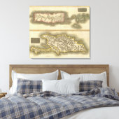 ポルト・リコ、ヴァージン諸島、ヒスパニオーラ キャンバスプリント (インサイチュ (寝室))