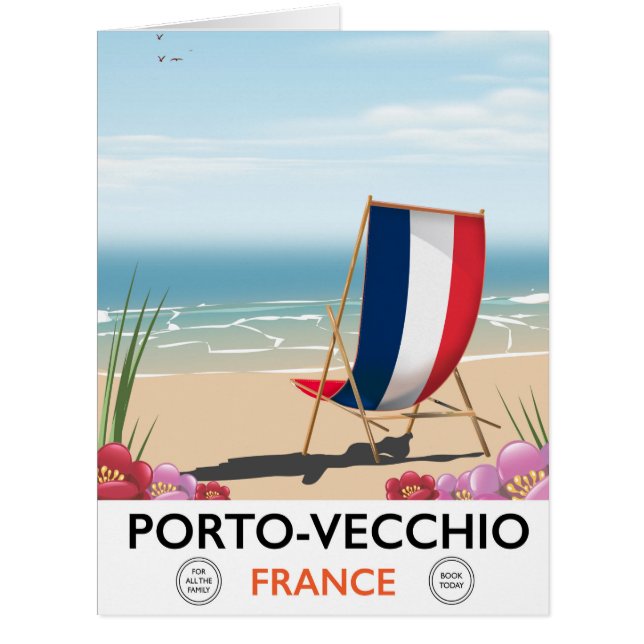 ポルト・ヴェッキオ フランス 海外旅行 ポスター (正面)
