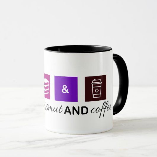 ポルノおよびコーヒーの操業 マグカップ (正面右)