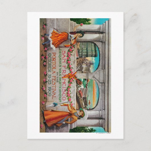 ポルノラフェスティバル広告（女性） ポストカード (正面)