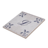 ポルパーソナライズされたガルブルーアズレジョスタイル タイル (側面)