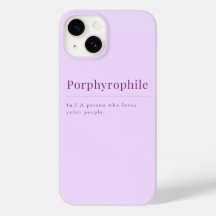 ポルフィロフィー：ラベンダーiPhoneケース