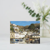 ポルペロハーバーコーンウォールイングランド ポストカード (スタンド正面)